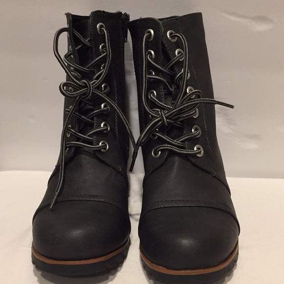 esprit combat boots